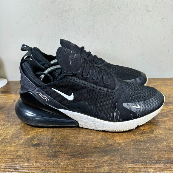 Nike Air Max 270 AH8050-002 Black White‎ Shoe Sneakers Men's Size 13 - Picture 1 of 10